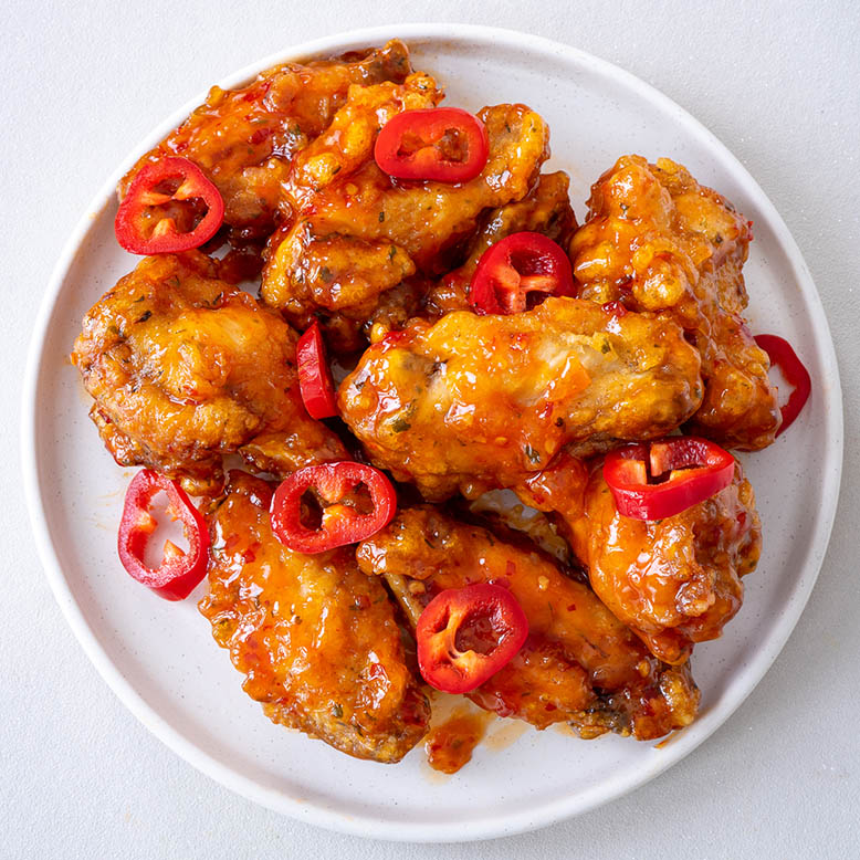 Sweet Chilli Chicken Wings Snackatizer